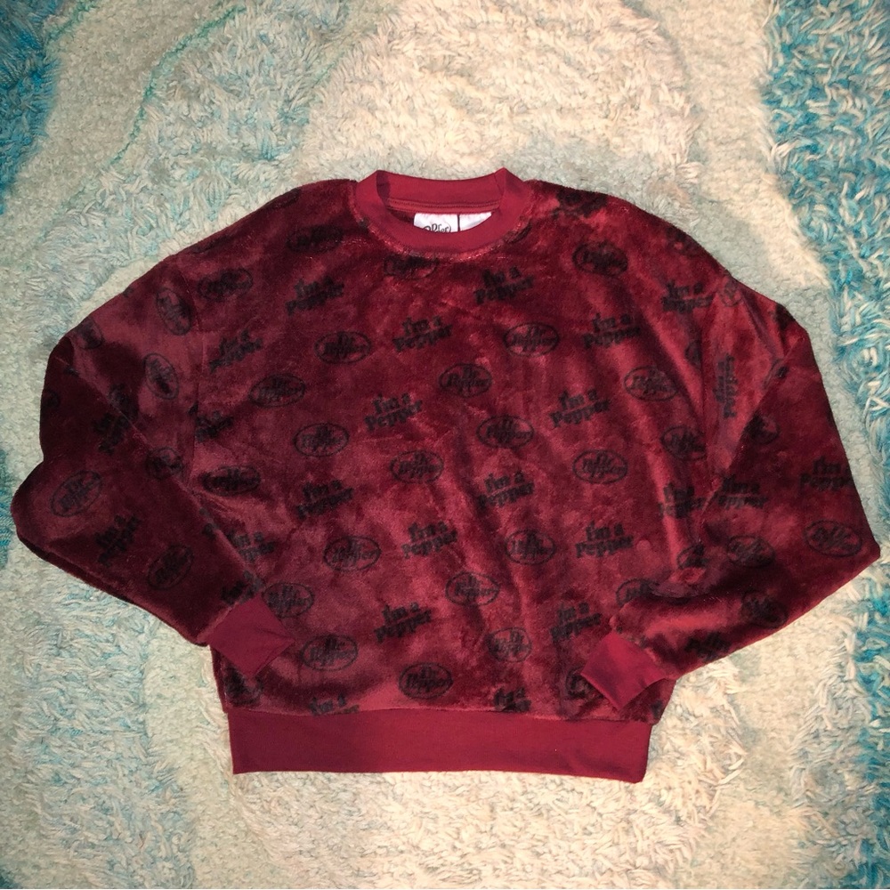 Dr Pepper branded "I'm a Pepper" sweatshirt